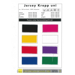 Jersey Kreppe uni Stoffmusterseite 12
