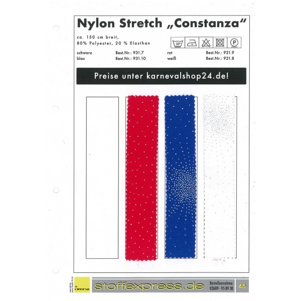 Nylon Stretch Constanza Stoffmusterseite 46